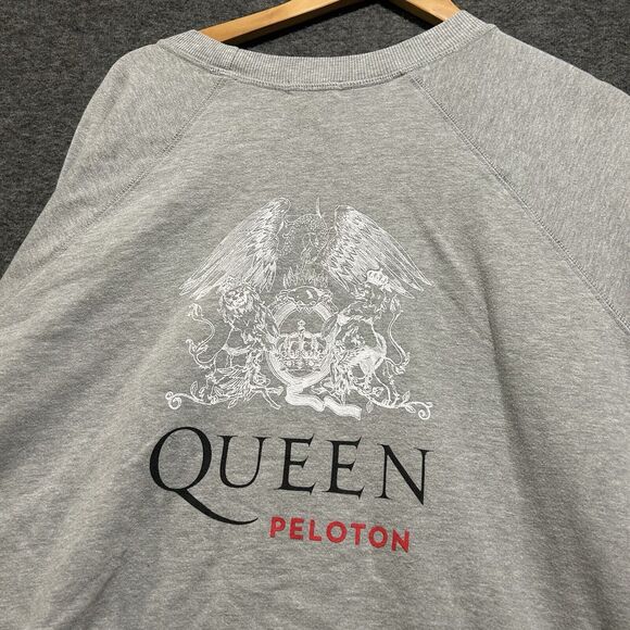Peloton x Queen Collaboration Global Tour Womens Crewneck‎ Sweatshirt Gray XL - Picture 7 of 8